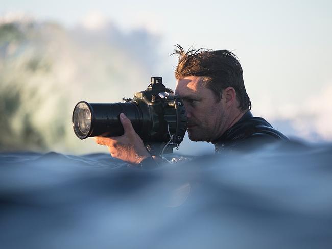 Warren Keelan gave up surfing to persue his passion of ocean photography. Picture: Cameron McFarlane