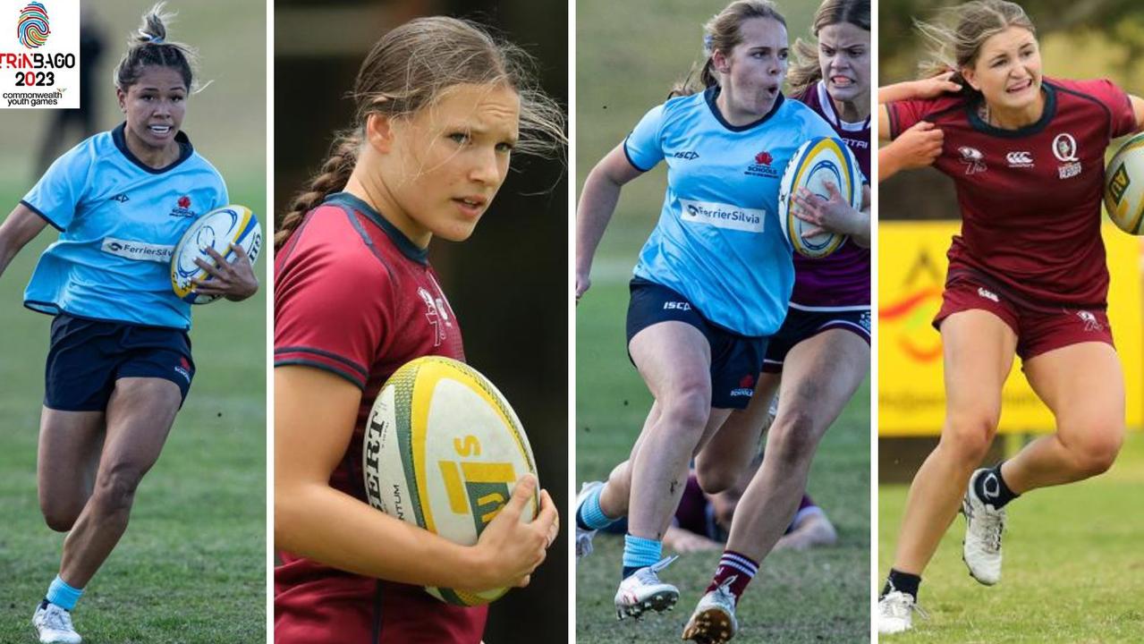 Some of the Aussie young guns competing in Rugby Sevens at the Commonwealth Youth Games 2023.