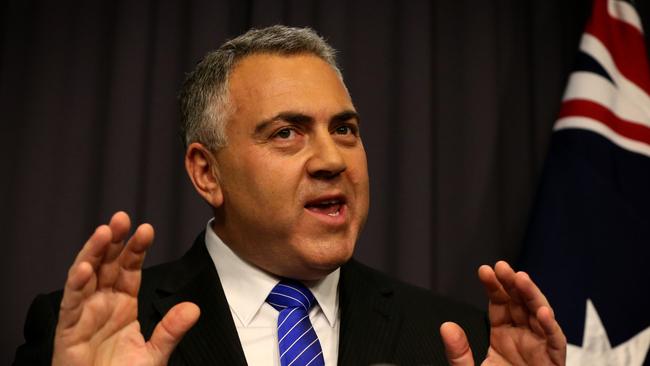 Big night ... Treasurer Joe Hockey has handed down his second budget.