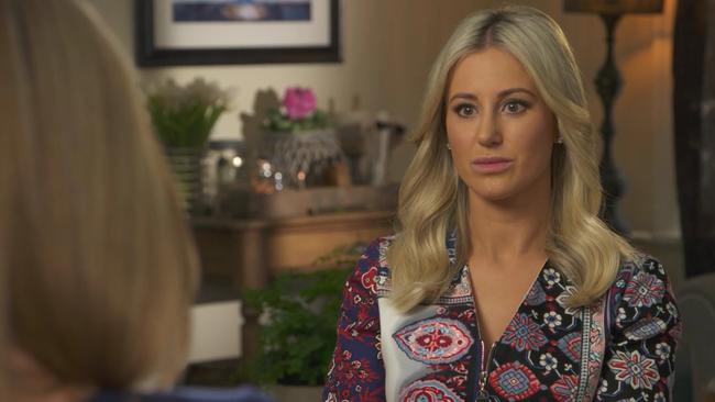 Roxy admits yesterday was a hard day prior to her interview airing. Picture: 60 Minutes