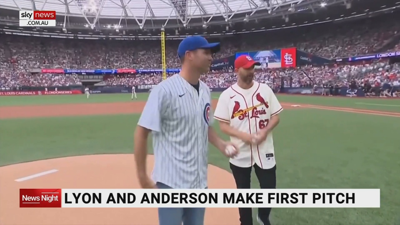 Nathan Lyon and James Anderson take centre stage at Major League Baseball’s London series