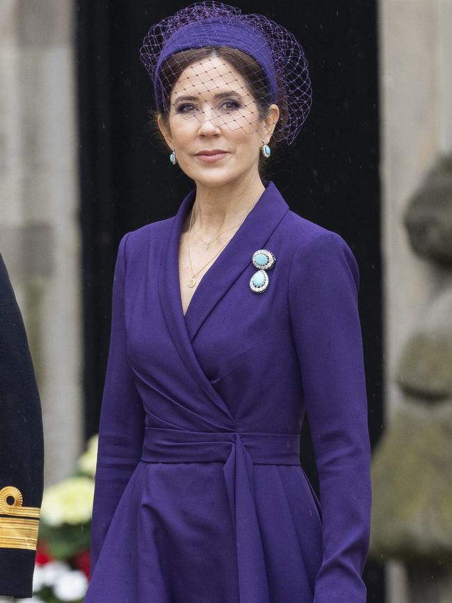 Crown Princess Mary of Denmark at the Coronation of King Charles III and Queen Camilla. Picture: Getty Images