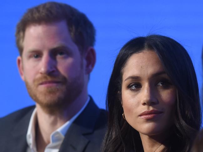 LONDON, ENGLAND - FEBRUARY 28:  Prince Harry, Meghan Markle, Catherine, Duchess of Cambridge and Prince William, Duke of Cambridge (not pictured) attend the first annual Royal Foundation Forum held at Aviva on February 28, 2018 in London, England. Under the theme 'Making a Difference Together', the event will showcase the programmes run or initiated by The Royal Foundation.  (Photo by Eddie Mulholland - WPA Pool/Getty Images)