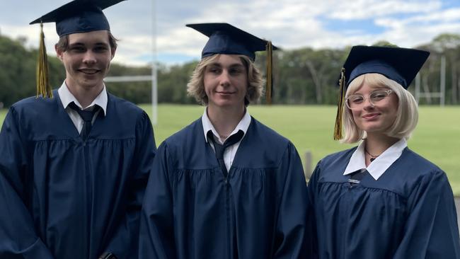 Graduates of Coolum State High School. Photo: Asa Andersen.