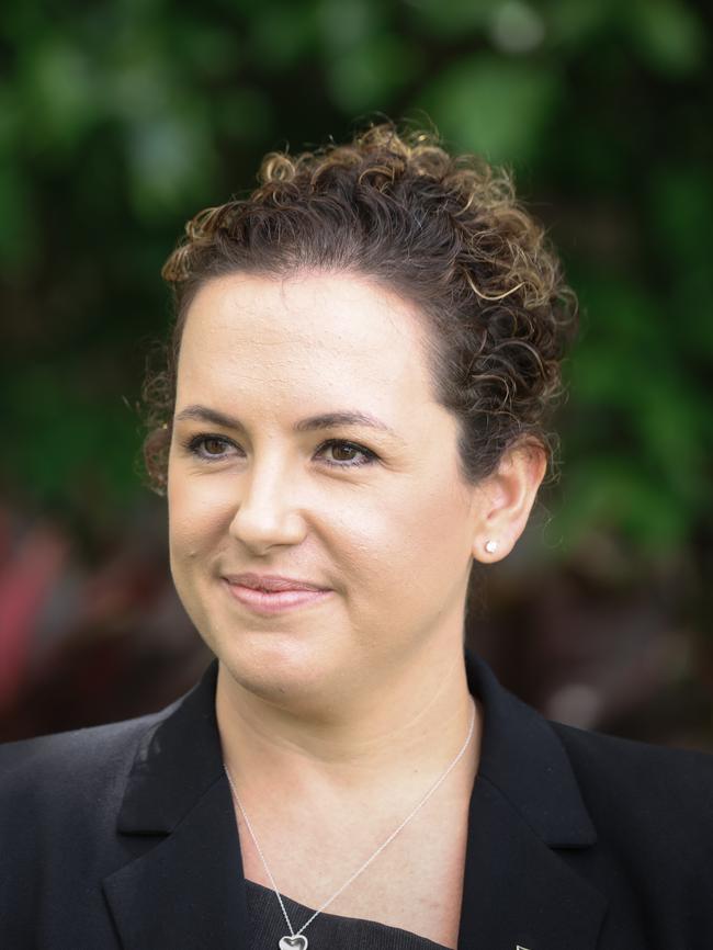 Opposition Leader, Lia Finocchiaro addresses the media with a preview of Parliamentary sittings. Picture Glenn Campbell