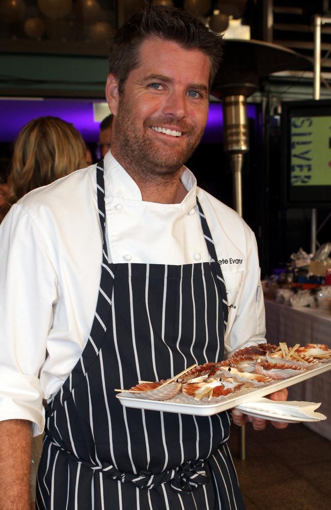 Old life ... not long ago, Pete Evans was happy to take big bucks endorsements and invest in restaurants that push the type of foods he now decries.