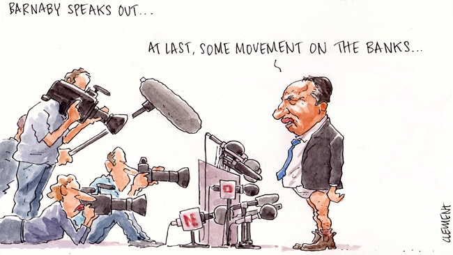 Rod Clement Letters cartoon for 13-02-18Version:  (650x366)COPYRIGHT: The Australian's artists each have different copyright agreements in place regarding re-use of their work in other publications.Please seek advice from the artists themselves or the Managing Editor of The Australian regarding re-use.