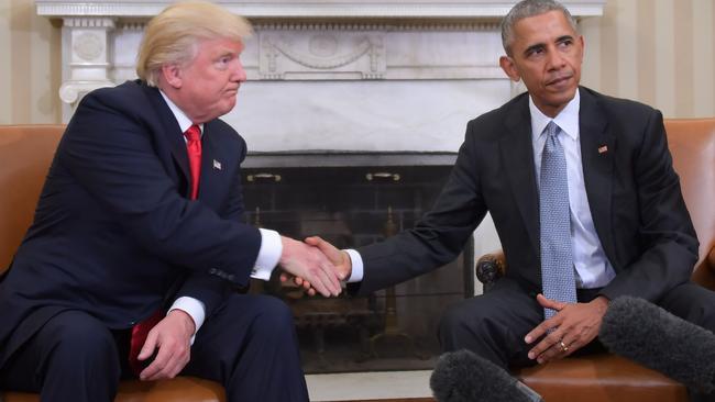 Well this is awkward. Picture: Jim Watson/AFP