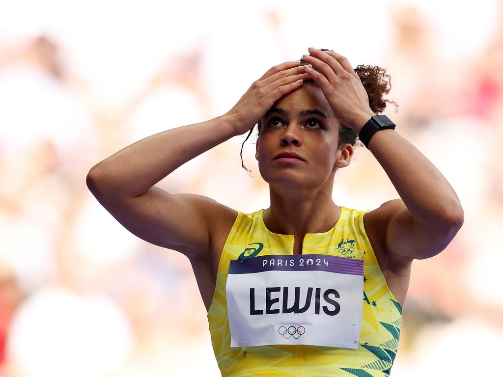 Torrie Lewis ran a personal best in the 200m heats. Picture: Getty Images