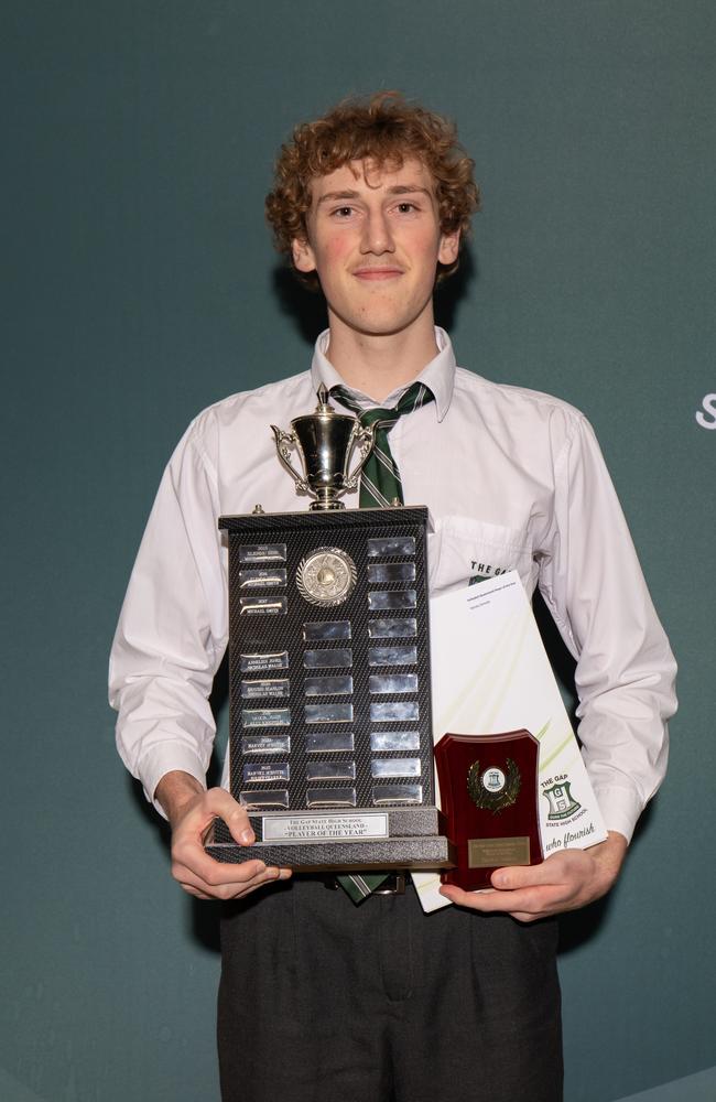 HARVEY SCHUTTE, SENIOR SPORTSPERSON OF THE YEAR, THE GAP STATE HIGH SCHOOL