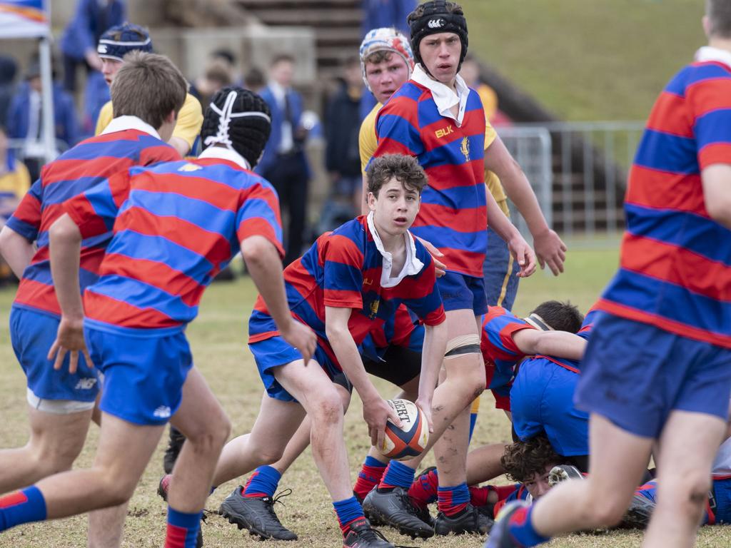 15As Downlands vs TGS. O'Callaghan Cup day at Downlands College. Saturday, August 6, 2022. Picture: Nev Madsen.