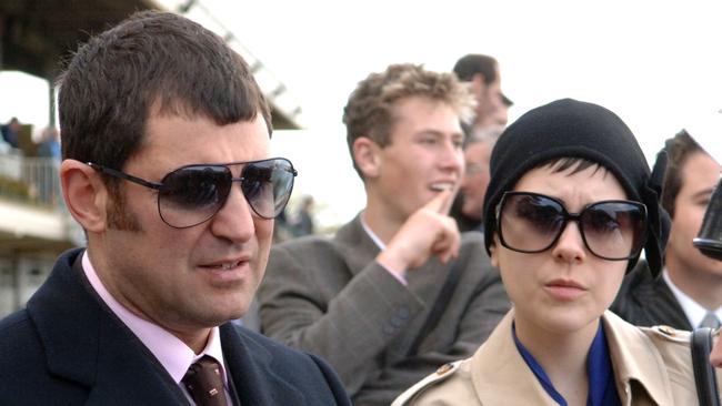 Jonathan Munz (left) at the Melbourne’s Flemington Racecourse in 2006.