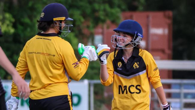 Nightcliff are second on the women's senior cricket ladder. Picture: Celina Whan.