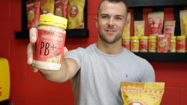 Mike Kellett at his Macro Mike factory in Burleigh. Photo: Tertius Pickard.