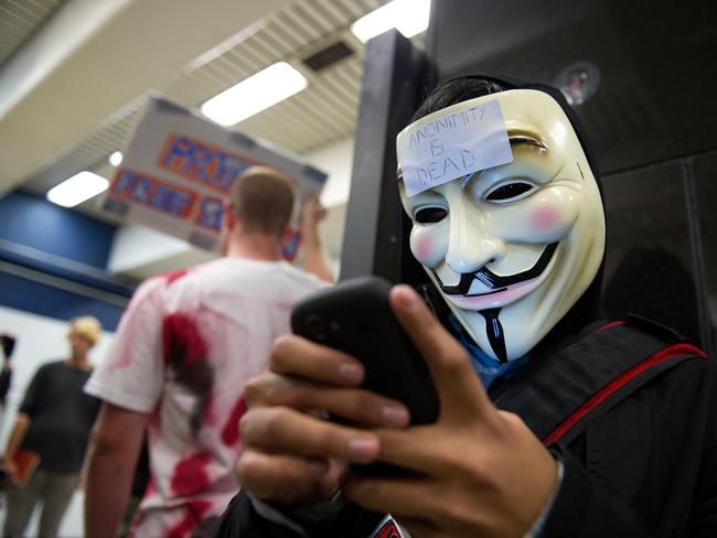 Hacktivists such as the group Anonymous are difficult to anticipate.