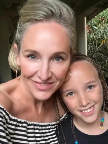 Fifi Box treated her daughter Trixie to some braids in Fiji. Picture: Fifi Box/Instagram