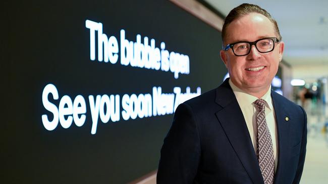 Qantas CEO Alan Joyce at Sydney Airport. Picture: Bianca De Marchi