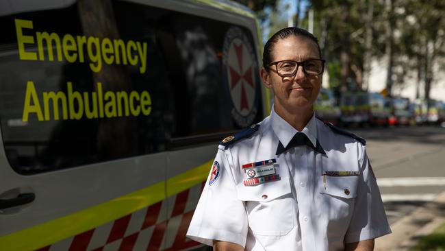 NSW Ambulance Assistant Commissioner Paula Sinclair says the service is expected to receive thousands of calls on Tuesday. Picture: NewsWire / Nathan Schmidt