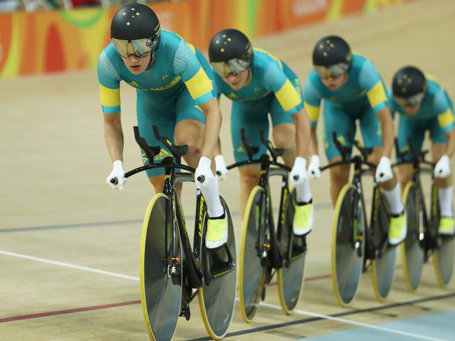 The Aussies had to be content with fifth in the women’s team pursuit.