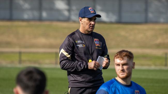 Newcastle Jets men's A-League coach Rob Stanton on his first day on the job at the Maitland Sportsground on 28 June 2023. Picture: supplied