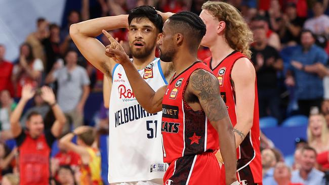 Melbourne United snatched defeat from the jaws of victory. Picture: Getty Images