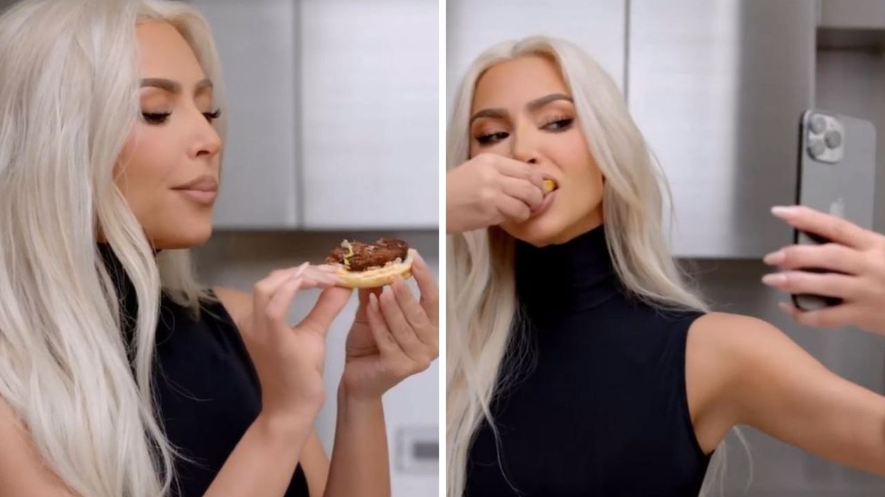 Kim Kardashian udowadnia, że ​​zjadła burgera w reklamie Beyond Meat |  wideo