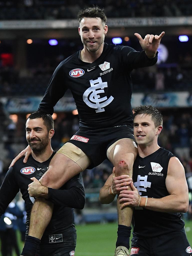 Thomas retired in 2019 after a distinguished AFL career. (AAP Image/Julian Smith)