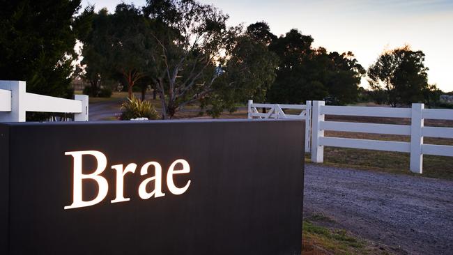 Brae restaurant and accommodation at Birregurra.