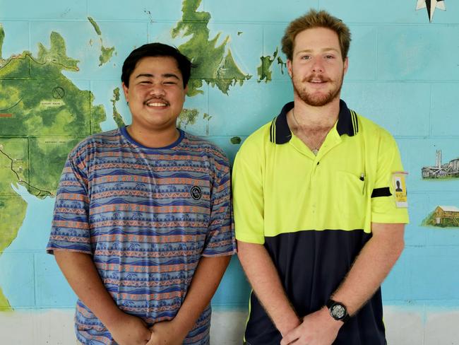 Aj La Torre and Alex Davidson from Proserpine State High School on Friday, December 16, 2022. Picture: Katrina Lezaic