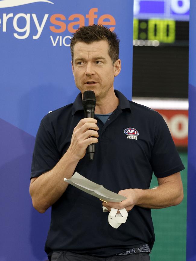 AFL Victoria boss Ben Kavenagh. (Photo by Jonathan DiMaggio/AFL Photos/via Getty Images)