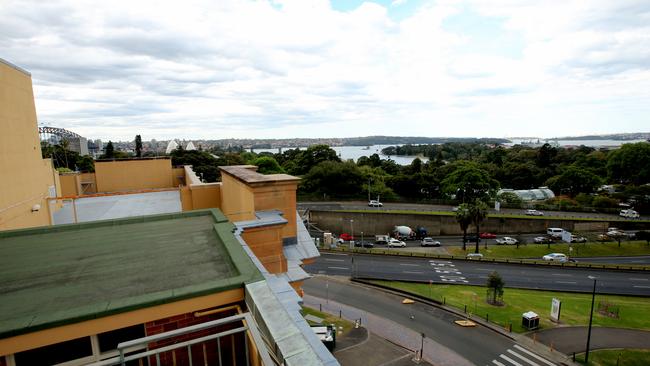 A part of the view from the proposed rooftop bar in 2016. Picture: Stephen Cooper