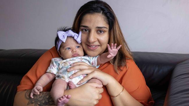 June 13, 2024: cutest baby nominee, Coco with mum Harri Kaur, Picture: Kelly Barnes