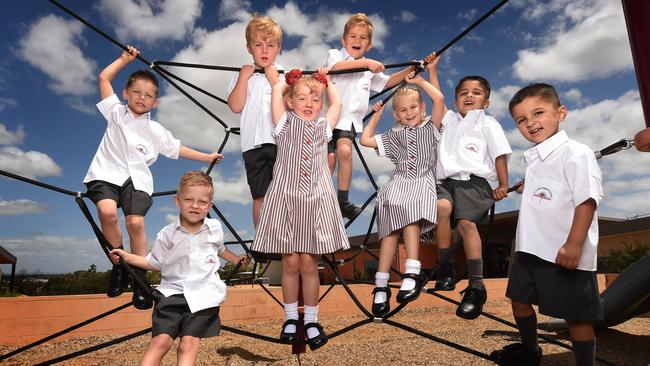 Jett, Lucas, Stephen, Mairead, Jacob, Holly, Kristian and Kieran Picture: Tony Gough