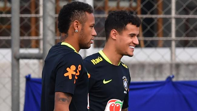 Neymar and Philippe Coutinho.