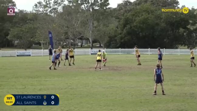 Replay: AFL Queensland Schools Cup SEQ quarter finals - St Laurence's College v All Saints Anglican College (Junior Male)