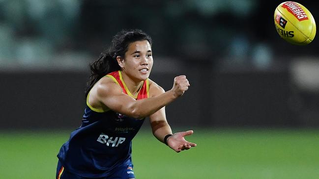 Rachelle Martin is pumped for her first AFLW Grand Final. Picture: Getty Images