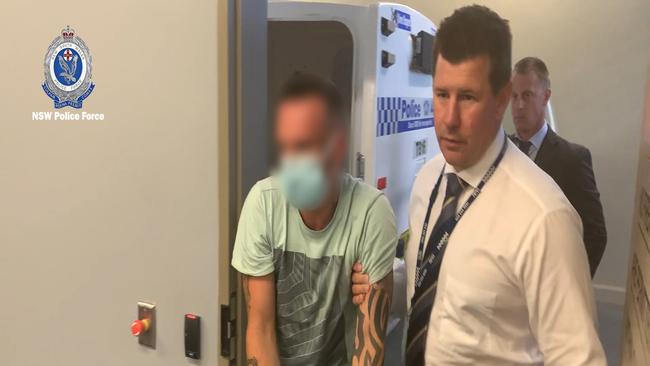 A 32-year-old man will face court in Tweed Heads, charged over the alleged murder of Bandidos bikie boss Shane De Britt. Picture: NSW Police