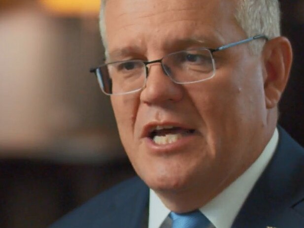 A screen grab from Scott Morrison’s campaign video.