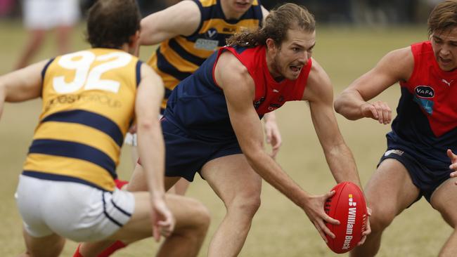 VAFA football: Old Brighton v Old Melburnians. Reuben Hayward (Old Brighton). Picture: Valeriu Campan