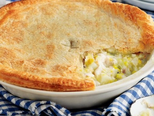 Retro recipe 7: Chicken, leek and potato pie.