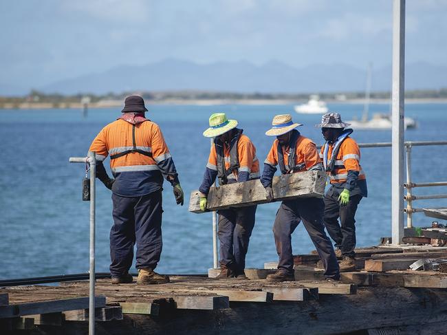 North Queensland Bulk Ports undertaking upgrades at the Bowen jetty, about 25km south of Abbot Point.