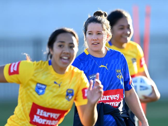 Kate Mullaly at NSWRL City and Country training. Picture: NRL Photos/Gregg Porteous