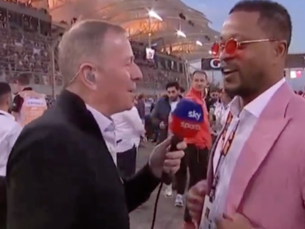 Martin Brundle and Patrice Evra