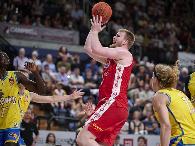 Harry Froling had bragging rights over brother Sam on Saturday. Picture: Brett Hemmings/Getty Images