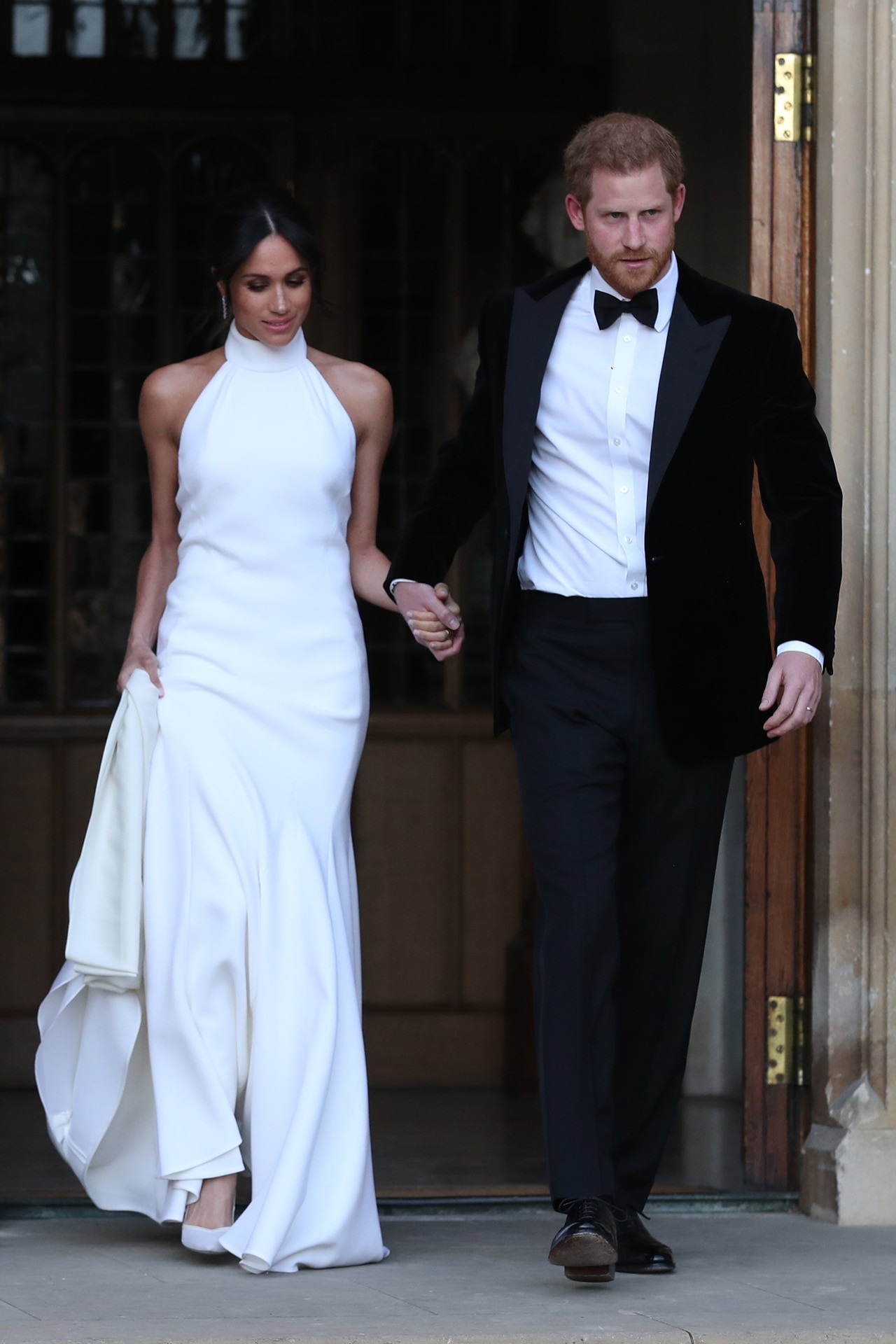 meghan markle reception dress back