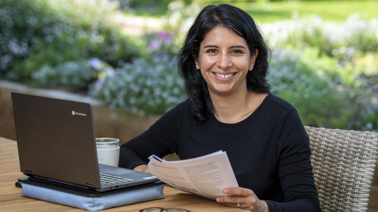 Rashi Singh monitors her super to make sure her fees aren’t high. Picture Mark Brake