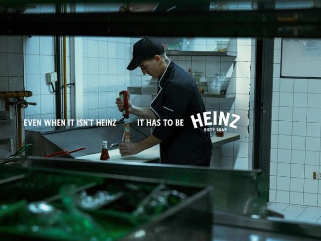 A still from the Heinz campaign that won the Grand Prix for creative effectiveness.