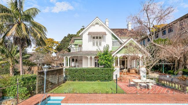 The five-bedroom, three-bathroom Viret St home at Hunters Hill sold for $13m on auction eve.