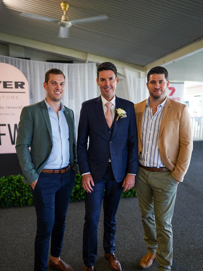 Taylor Foster, Adam Volcov and Blake Rideout