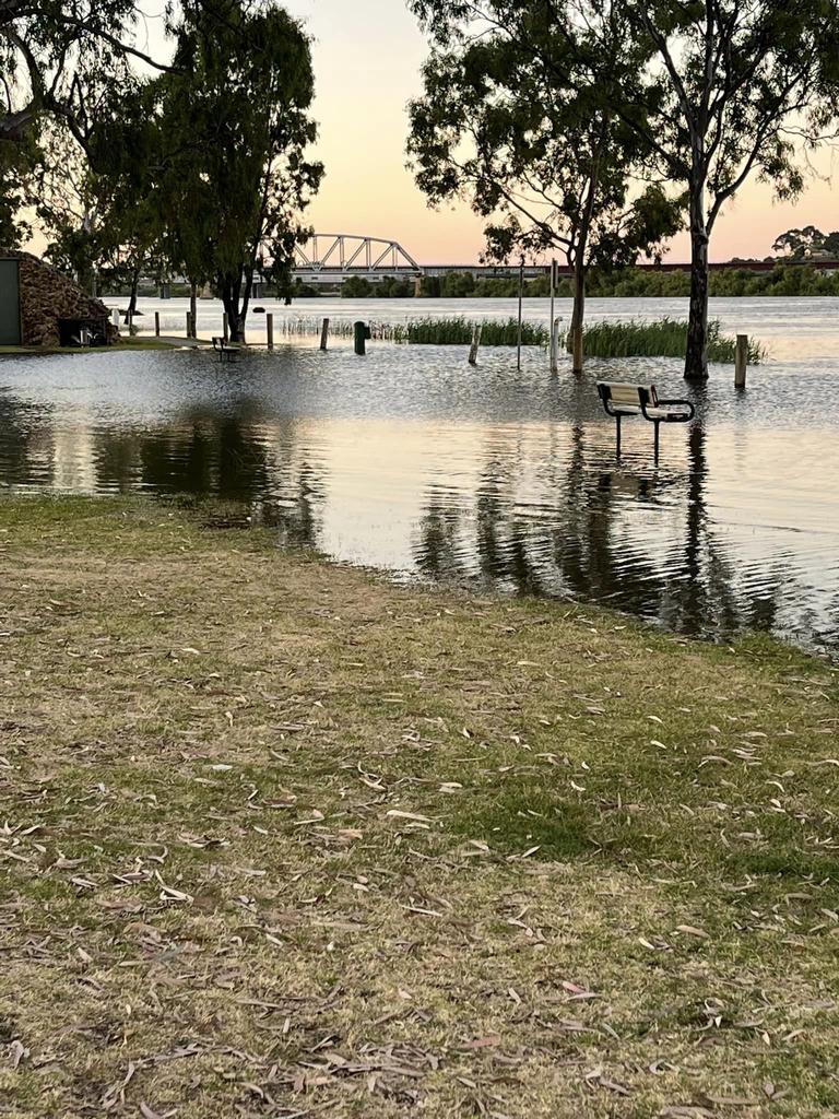 Sturt Reserve, Murray Bridge on Christmas Eve. Picture: Facebook/Tracy Kirchner